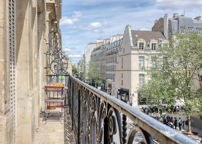 דירה Cosy Parisian 1bdr Flat - Prime Location Le Marais פריז